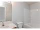 Simple bathroom with bathtub and shower at 2858 Vining Ridge Ter, Decatur, GA 30034