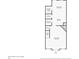 First floor plan showcasing living room, kitchen, and dining area at 2858 Vining Ridge Ter, Decatur, GA 30034