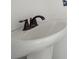 Close-up of a pedestal sink with dark bronze faucet at 1111 Park Nw Cir, Conyers, GA 30012