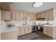 Updated kitchen featuring painted cabinets, stainless steel appliances, and a modern countertops at 3308 Wildwood Sw Dr, Marietta, GA 30060