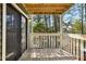 Private deck overlooking wooded area at 4676 Vinings Central Se Run # 104, Atlanta, GA 30339