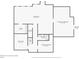 Basement floorplan including bathroom, bonus room, and unfinished space at 620 Regency Forest Ct, Atlanta, GA 30342