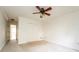 Spacious bedroom with neutral walls, carpet, and ceiling fan at 1170 Brookhaven Woods Ne Ct, Atlanta, GA 30319