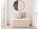 Cozy entryway with a plush bench and round mirror at 1170 Brookhaven Woods Ne Ct, Atlanta, GA 30319