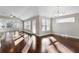 Bright dining room with hardwood floors and natural light at 2071 Imperial Pond, Powder Springs, GA 30127