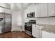 Modern kitchen with white cabinets and granite countertops at 2071 Imperial Pond, Powder Springs, GA 30127