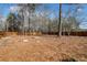 Wooded backyard with fire pit and privacy fence at 6285 Vista Crossing Way, Cumming, GA 30028