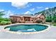 Expansive backyard featuring a large in-ground pool, perfect for summer fun and relaxation at 3505 Watson Rd, Cumming, GA 30028