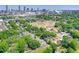 Scenic aerial view of the city skyline and residential neighborhood at 701 Cameron M Alexander Nw Blvd, Atlanta, GA 30318