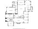 Detailed floor plan showcasing the layout of the house with a screened porch, kitchen, and primary bedroom at 250 Lakeview Ne Ave, Atlanta, GA 30305