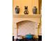 Detailed shot of kitchen decor on top of the oven and backsplash at 250 Lakeview Ne Ave, Atlanta, GA 30305