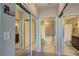Bathroom with double sinks, a bathtub, and a separate shower at 44 Peachtree Ne Pl # 1622, Atlanta, GA 30309