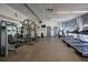 Modern fitness center with cardio and weight equipment at 44 Peachtree Ne Pl # 1622, Atlanta, GA 30309