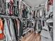 Large walk-in closet with ample hanging space and shelving at 509 Burton Dr # 806, Alpharetta, GA 30009