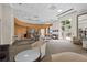 Spacious community room with seating and kitchenette at 285 Centennial Olympic Park Nw Dr # 1407, Atlanta, GA 30313