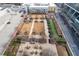 Relaxing community courtyard with grills and seating areas at 285 Centennial Olympic Park Nw Dr # 1407, Atlanta, GA 30313