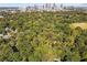 Aerial view of the area around the property, with Atlanta skyline in the background at 889 City Park Se Dr, Atlanta, GA 30312