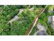 Aerial view of the property showcasing the home's mature trees at 1445 Monroe Ne Dr # B7, Atlanta, GA 30324