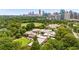 Aerial view of a botanical garden, highlighting diverse plant collections and educational opportunities at 1445 Monroe Ne Dr # B7, Atlanta, GA 30324