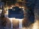 Aerial view of a house showcasing its layout and landscaping at 500 Ridgewater Dr, Marietta, GA 30068