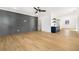 Finished basement with wet bar and hardwood floors at 500 Ridgewater Dr, Marietta, GA 30068