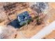 Overhead shot features the home's landscaping, driveway, and nearby street at 40 Brompton Dr, Dallas, GA 30157