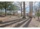 Wooded common area with a walking path at 2445 Santa Rosa St, Alpharetta, GA 30009