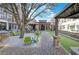 Relaxing community patio with seating and bocce ball court at 2445 Santa Rosa St, Alpharetta, GA 30009