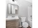 Small bathroom with a single vanity, toilet, and bathtub at 85 Hickory Dr, Stockbridge, GA 30281