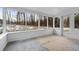 Spacious screened porch with view of the backyard at 85 Hickory Dr, Stockbridge, GA 30281