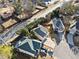 Aerial view of house and surrounding neighborhood at 902 College Place Nw Ct, Kennesaw, GA 30144