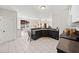 Spacious kitchen with ample counter space and dark cabinets at 902 College Place Nw Ct, Kennesaw, GA 30144