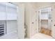 Large walk-in closets with ample shelving and hanging space at 235 Founders Mill Ct, Roswell, GA 30075