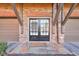 Charming brick entryway featuring stone accents and a double door with window grids at 235 Founders Mill Ct, Roswell, GA 30075