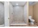 Updated bathroom with a walk-in shower and toilet at 2038 Clairmont Ne Ter, Atlanta, GA 30345