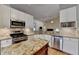 Modern kitchen with granite countertops and stainless steel appliances at 4065 Delamar Dr, Cumming, GA 30041