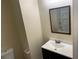 Clean bathroom, vanity, and bathtub at 4551 Jackybell Trl, Decatur, GA 30034