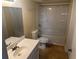 Bathroom with shower/tub combo and vanity at 4551 Jackybell Trl, Decatur, GA 30034