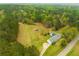 Aerial view of the house situated on a large lot surrounded by lush greenery at 3119 E Fairview Rd, Mcdonough, GA 30252