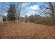 Spacious backyard with shed and mature trees at 280 Belmont Farms Dr, Ellenwood, GA 30294