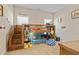 Bedroom with built-in bunk bed and seating area at 43 Harmony Woods Dr, Dallas, GA 30157