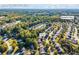 Aerial view of house and neighborhood, showcasing surrounding homes and landscape at 1855 Charleston Oak Cir, Lawrenceville, GA 30043