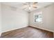 Well-lit bedroom with hardwood floors and ceiling fan at 2257 Polar Rock Sw Ave, Atlanta, GA 30315