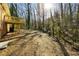 Private backyard with wooded area and deck at 6467 Joanna St, Lithia Springs, GA 30122