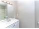 Bathroom with vanity, single sink, and bathtub at 52 Landmark Sw Ln, Marietta, GA 30060