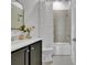 Modern bathroom with shower/tub combo and updated vanity at 1107 Briar Cove Cir, Atlanta, GA 30329