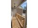 Cozy wooden balcony with hanging lamp at 11118 Benton Woods Dr, Covington, GA 30014