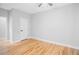 Spacious bedroom with hardwood floors and neutral walls at 2195 Springdale Sw Rd, Atlanta, GA 30315