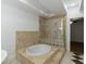 Bathroom boasts a large soaking tub and walk-in shower at 3242 Henderson Mill Rd # 3, Atlanta, GA 30341