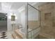 Elegant bathroom with soaking tub, shower and updated fixtures at 3242 Henderson Mill Rd # 3, Atlanta, GA 30341